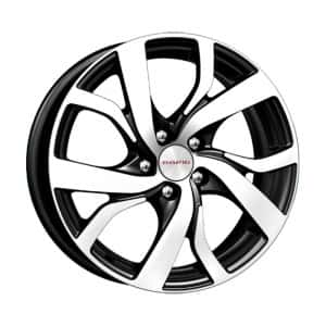 КиК Палермо R16x6.5 5x114.3 ET40 CB67.1 Almaz_black (КС607)