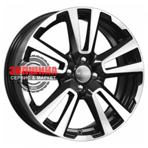 6,5x17/4x100 ET43 D60,1 КС874 Алмаз черный