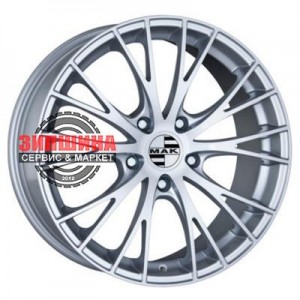8x19/5x112 ET50 D57,1 Rennen Silver