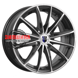 6x15/4x100 ET50 D60,1 Пойнт Бланк-оригинал (KC884) Алмаз черный SK